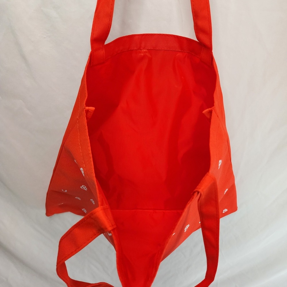 Johnson & Johnson Logo Red Tote Bag Weekend Grocery Shopping Beach 17.5" x 15.5" - Picture 6 of 8
